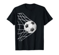 Winning Goal Soccer Ball Inside Net T-Shirt - Minimalist Print for Adults - T-Shirt, Sweatshirt, Hoodie