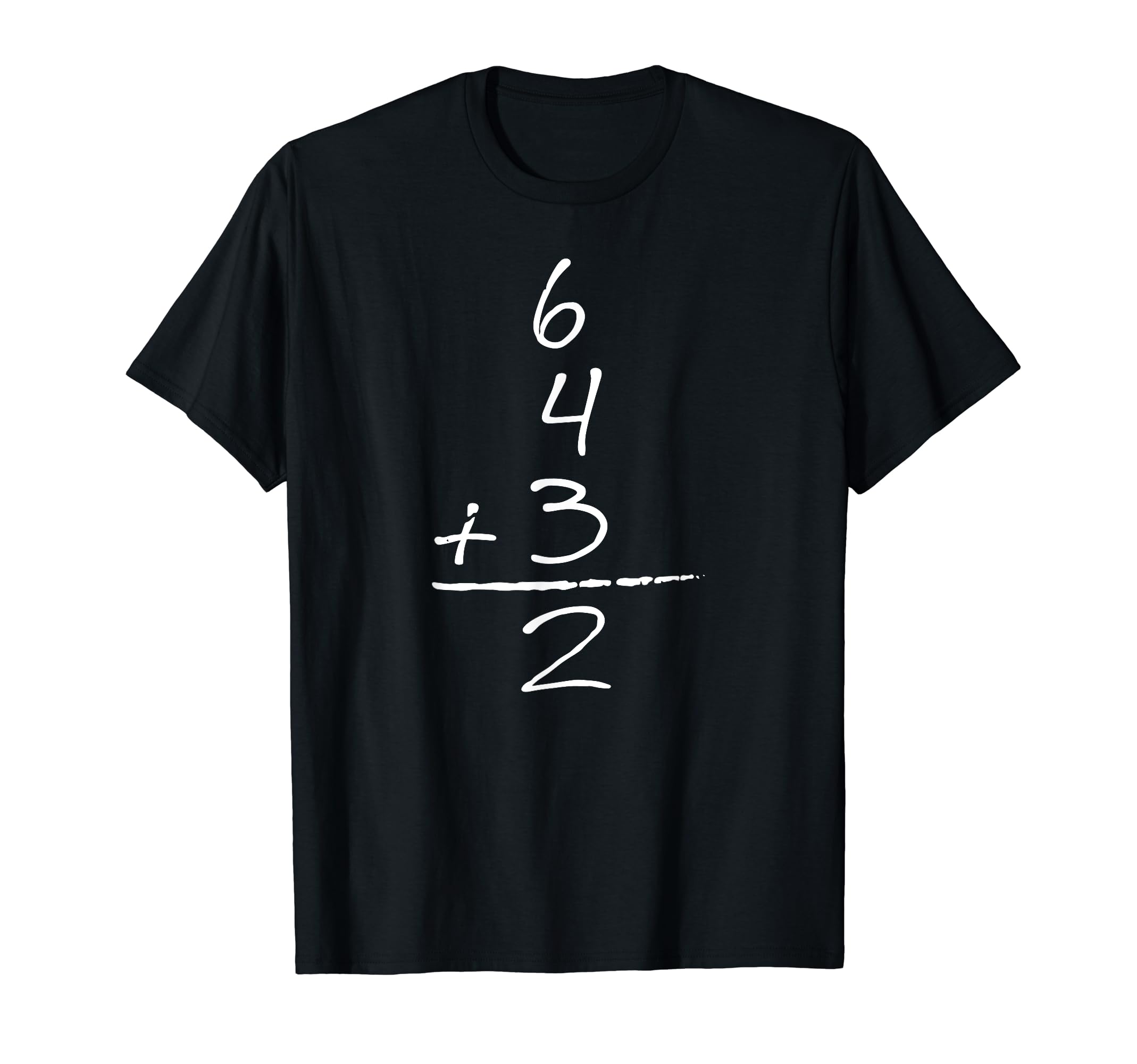 Baseball Inspired Math 6 4 Three Two Two T-Shirt - Unique Graphic Unisex - T-Shirt, Sweatshirt, Hoodie