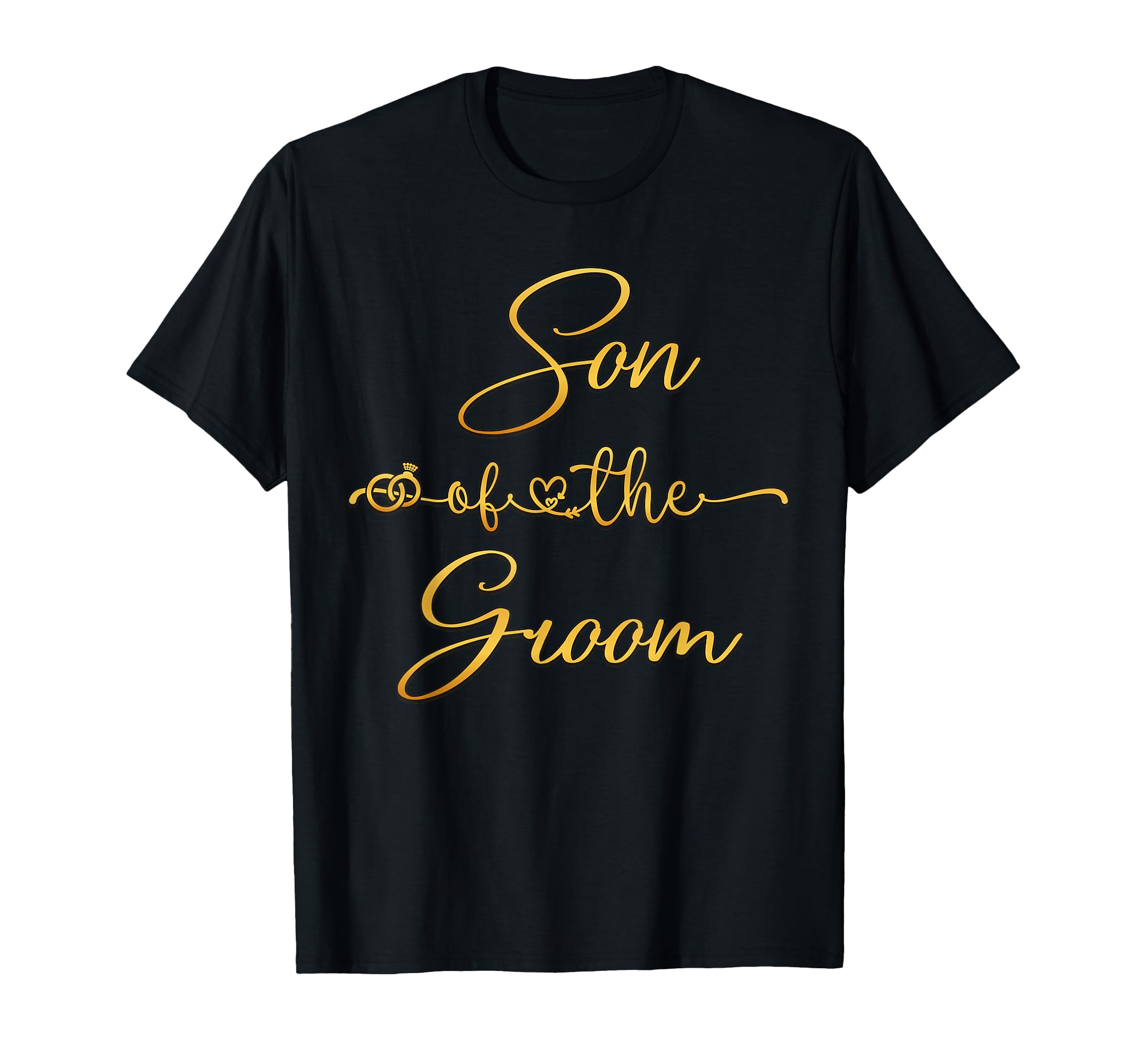 Son Groom Wedding Party Him T-Shirt - Aesthetic Graphic for Adults - T-Shirt, Sweatshirt, Hoodie