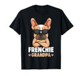 French Bulldog Grandpa Frenchie Dog T-Shirt - Unique Graphic Unisex - T-Shirt, Sweatshirt, Hoodie