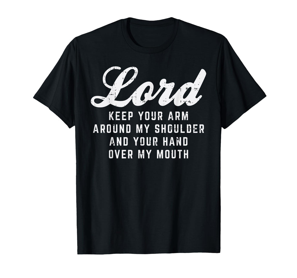 Lord Arm Shoulder Hand Mouth God Jesus T-Shirt - Fun Novelty Design Unisex - T-Shirt, Sweatshirt, Hoodie
