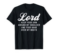 Lord Arm Shoulder Hand Mouth God Jesus T-Shirt - Fun Novelty Design Unisex - T-Shirt, Sweatshirt, Hoodie