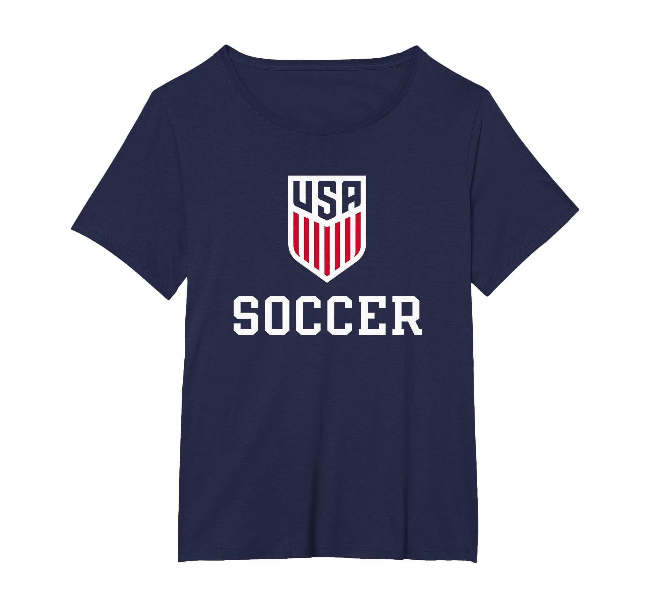 United States Soccer Icon Navy T-Shirt - Fun Novelty Design for Adults - T-Shirt, Sweatshirt, Hoodie