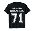 Number 71 Custom Proud Soccer Futbol T-Shirt - Novelty Apparel for Adults - T-Shirt, Sweatshirt, Hoodie