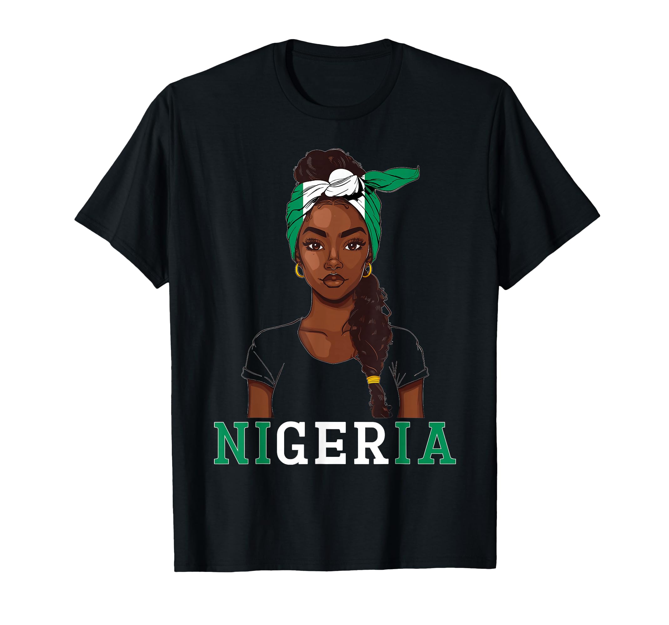 Nigeria Flag Products Souvenirs T-Shirt - Aesthetic Graphic for Adults - T-Shirt, Sweatshirt, Hoodie
