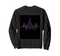 Minimalist Soccer Heartbeat Sweatshirt - Unique Graphic for Adults - T-Shirt, Sweatshirt, Hoodie