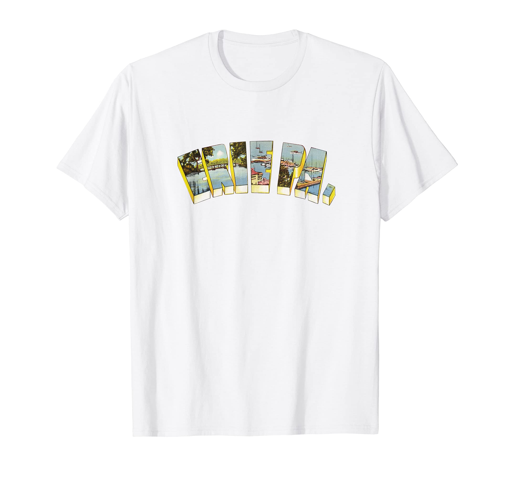 Erie Pennsylvania Pa T-Shirt - Unique Graphic for Adults - T-Shirt, Sweatshirt, Hoodie