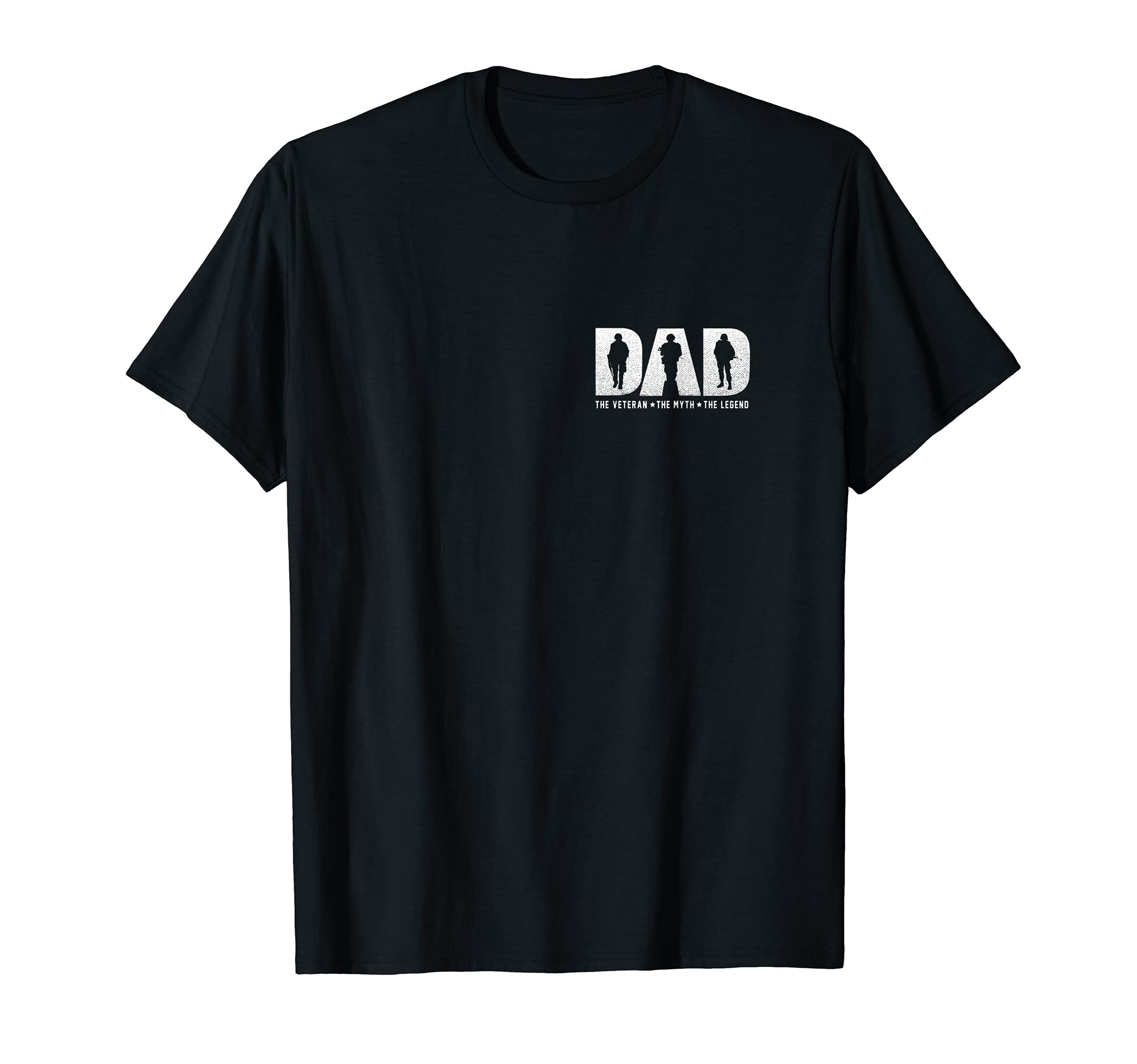 Dad Veteran Myth Legend Proud Veteran Dad T-Shirt - Streetwear Style Unisex - T-Shirt, Sweatshirt, Hoodie