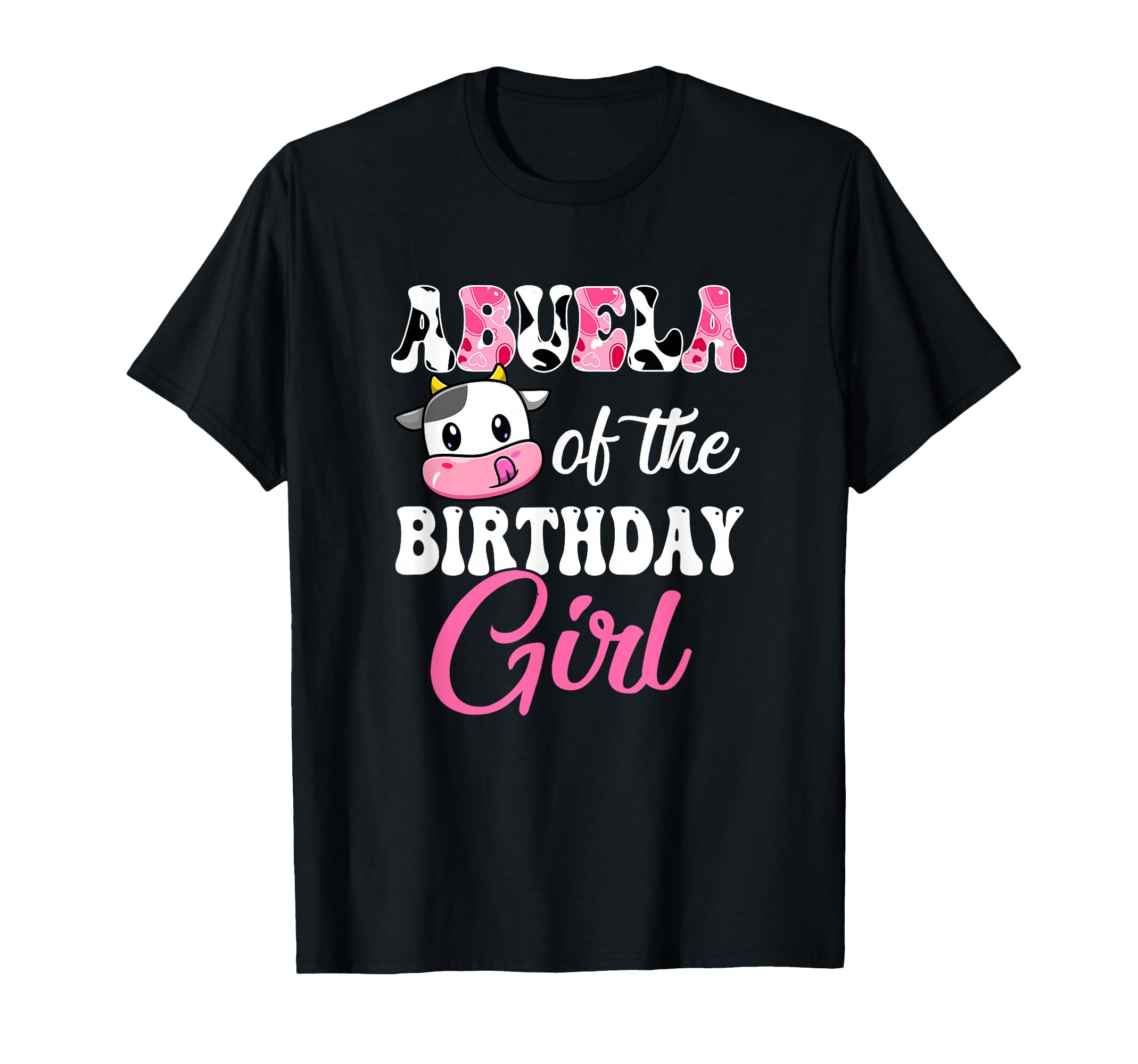 Abuela Birthday Farm Cow 1St Birthday T-Shirt - Graphic Print Unisex - T-Shirt, Sweatshirt, Hoodie