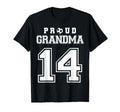 Number 14 Custom Proud Soccer Futbol T-Shirt - Graphic Print Men Women - T-Shirt, Sweatshirt, Hoodie