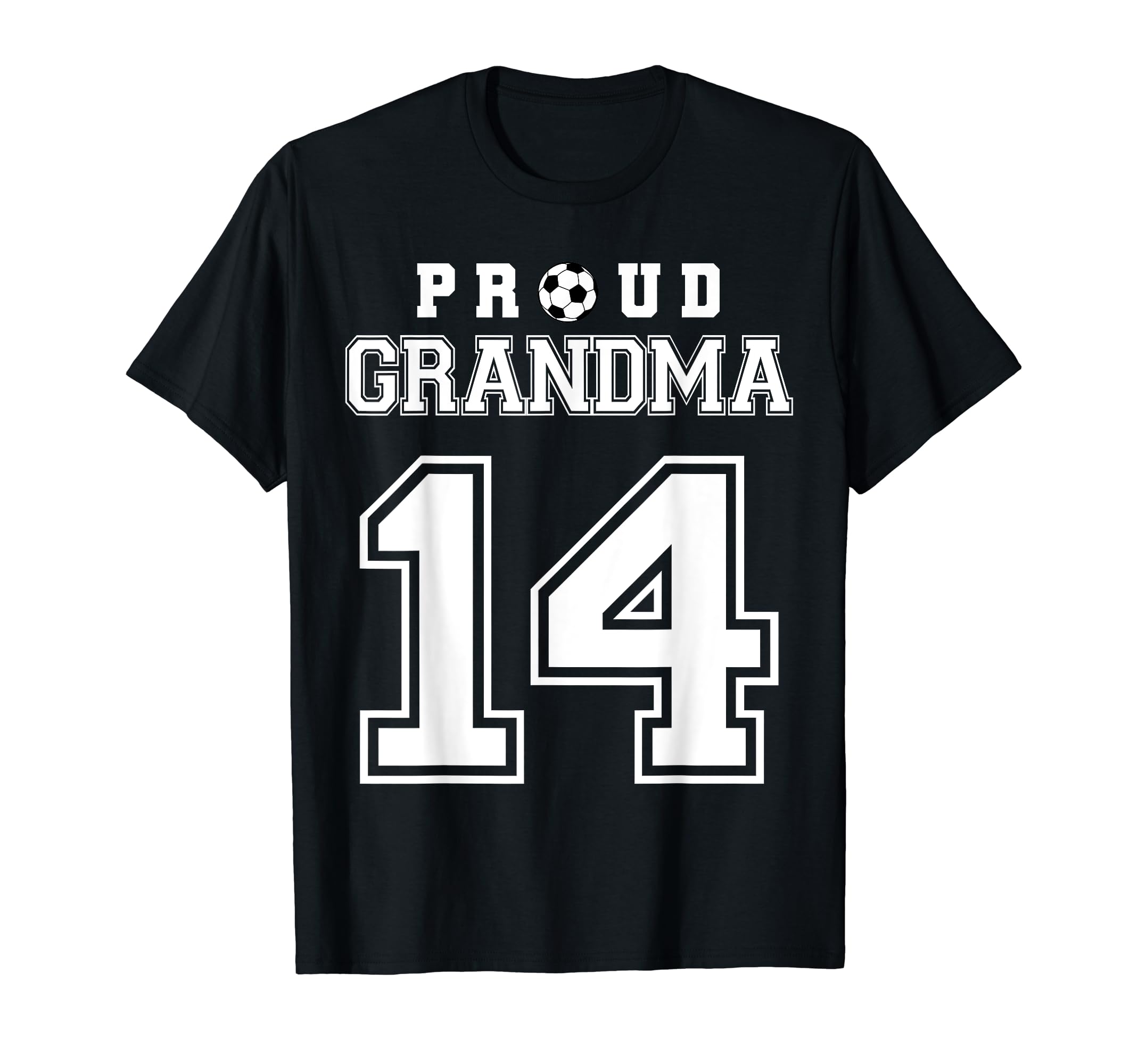 Number 14 Custom Proud Soccer Futbol T-Shirt - Graphic Print Men Women - T-Shirt, Sweatshirt, Hoodie