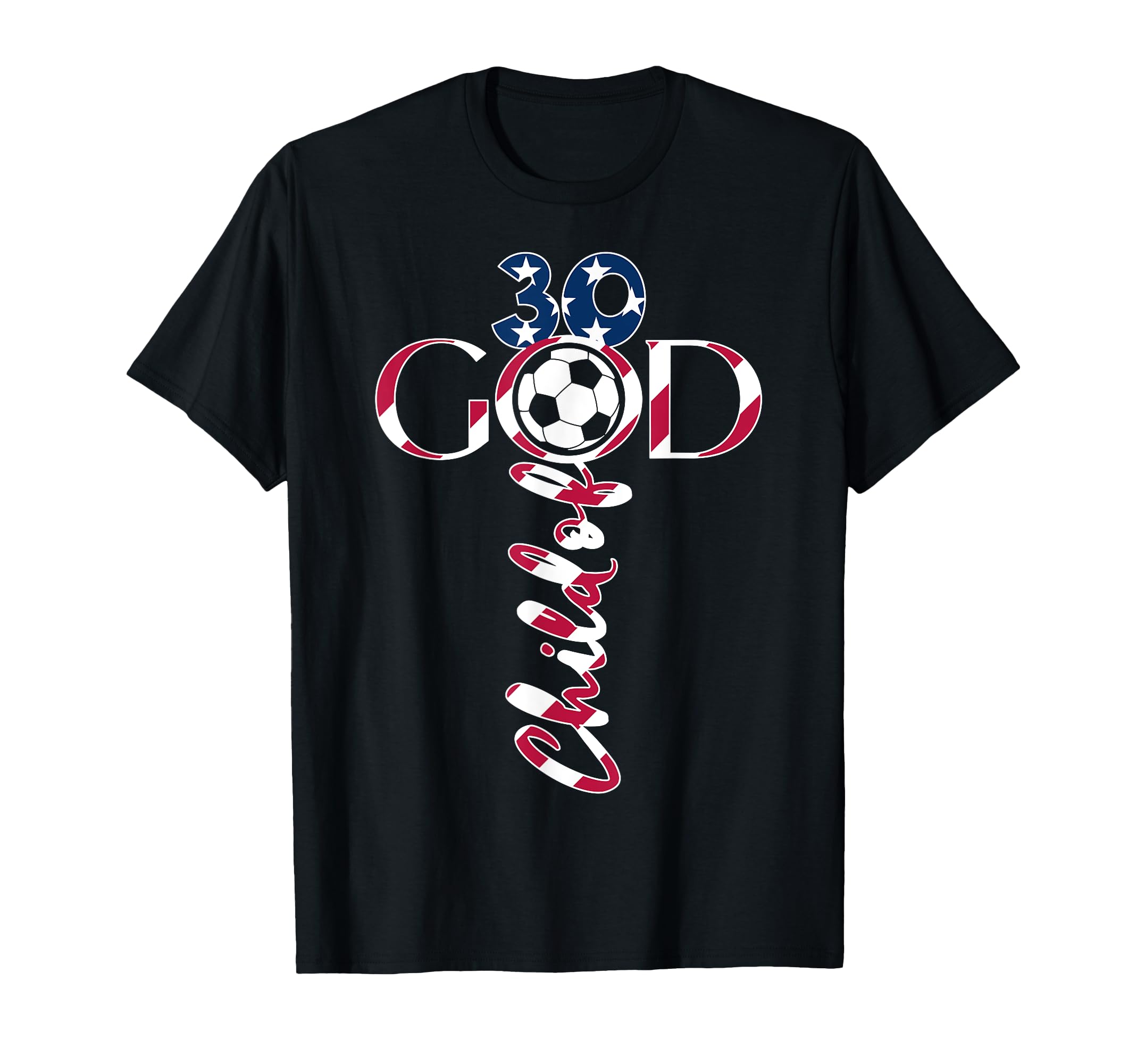 Jesus 30 Years Child God Soccer 30Th T-Shirt - Trendy Graphic for Adults - T-Shirt, Sweatshirt, Hoodie