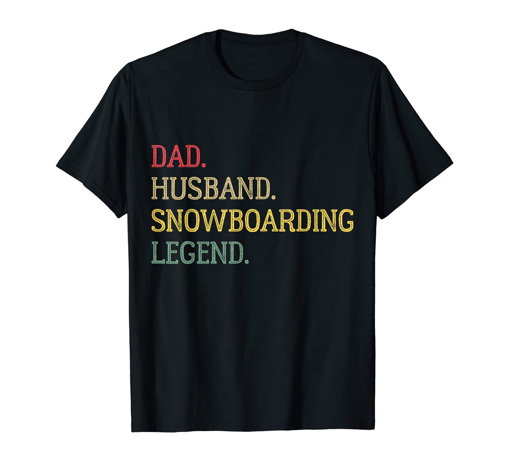 Dad Husband Snowboarding Legend T-Shirt - Minimalist Print Men Women - T-Shirt, Sweatshirt, Hoodie