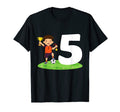 5Th Birthday Soccer 5 Years Old Soccer T-Shirt - Trendy Graphic Men Women - T-Shirt, Sweatshirt, Hoodie