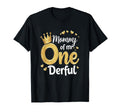 Mommy Mr Onederful 1St Birthday First T-Shirt - Custom Art Print Unisex - T-Shirt, Sweatshirt, Hoodie