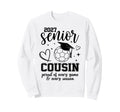2027 Senior Soccer Cousin Proud Sweatshirt - Minimalist Print Men Women - T-Shirt, Sweatshirt, Hoodie