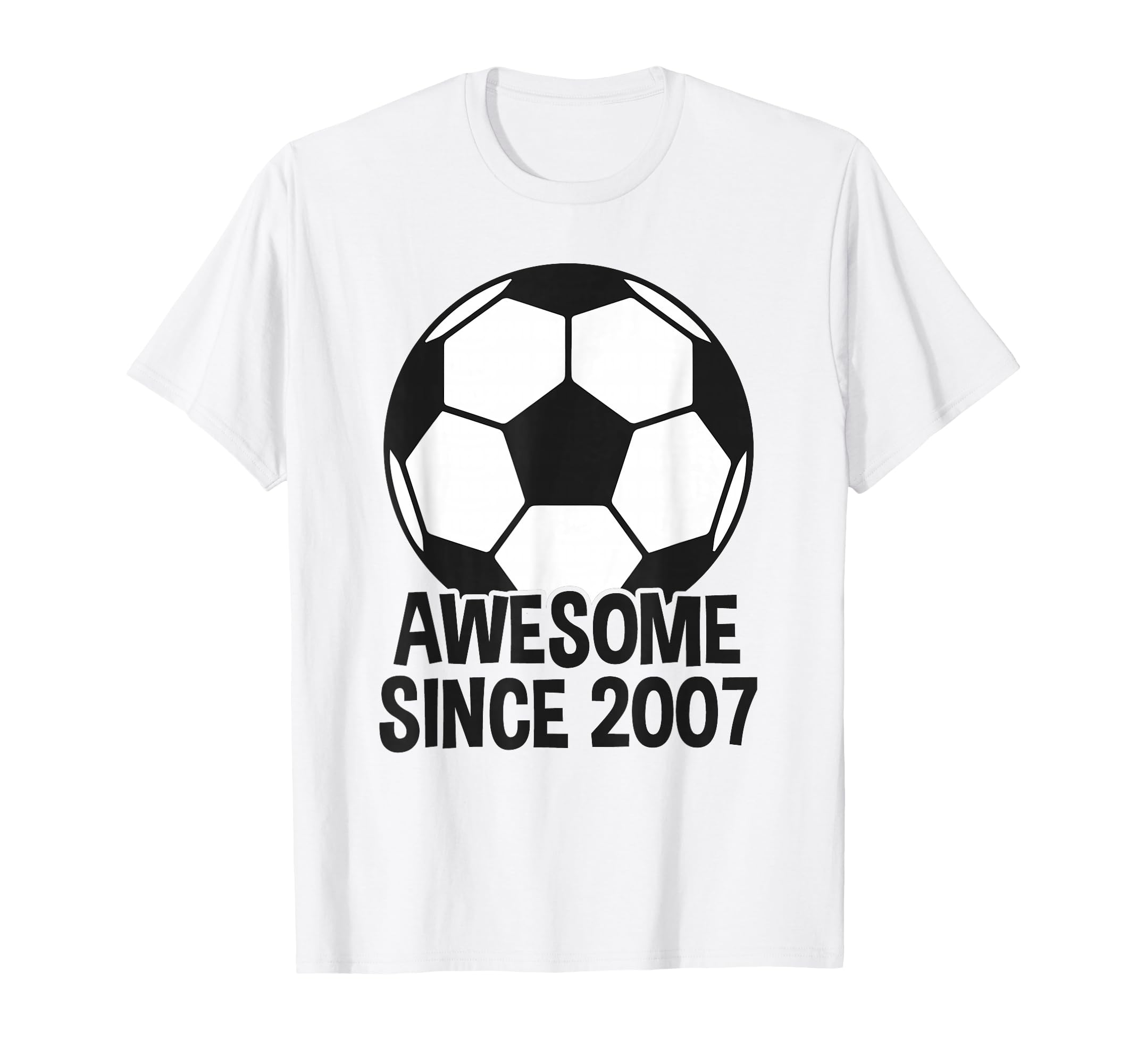 Awesome Since 2007 19Th Birthday 19 T-Shirt - Graphic Print for Adults - T-Shirt, Sweatshirt, Hoodie