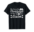 Cheerleading My Favorite Cheerleader T-Shirt - Unique Graphic for Adults - T-Shirt, Sweatshirt, Hoodie