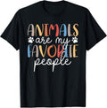 Animals Are My Favorite People Funny Animal Lover - Adult & Kids T-Shirts, Sweatshirts & Hoodies apparel design preview 1
