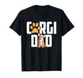 Pembroke Welsh Corgi Corgi Dad T-Shirt - Aesthetic Graphic Unisex - T-Shirt, Sweatshirt, Hoodie