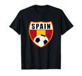 Spain Soccer Spanish Futbol Flag T-Shirt - Novelty Apparel for Adults - T-Shirt, Sweatshirt, Hoodie