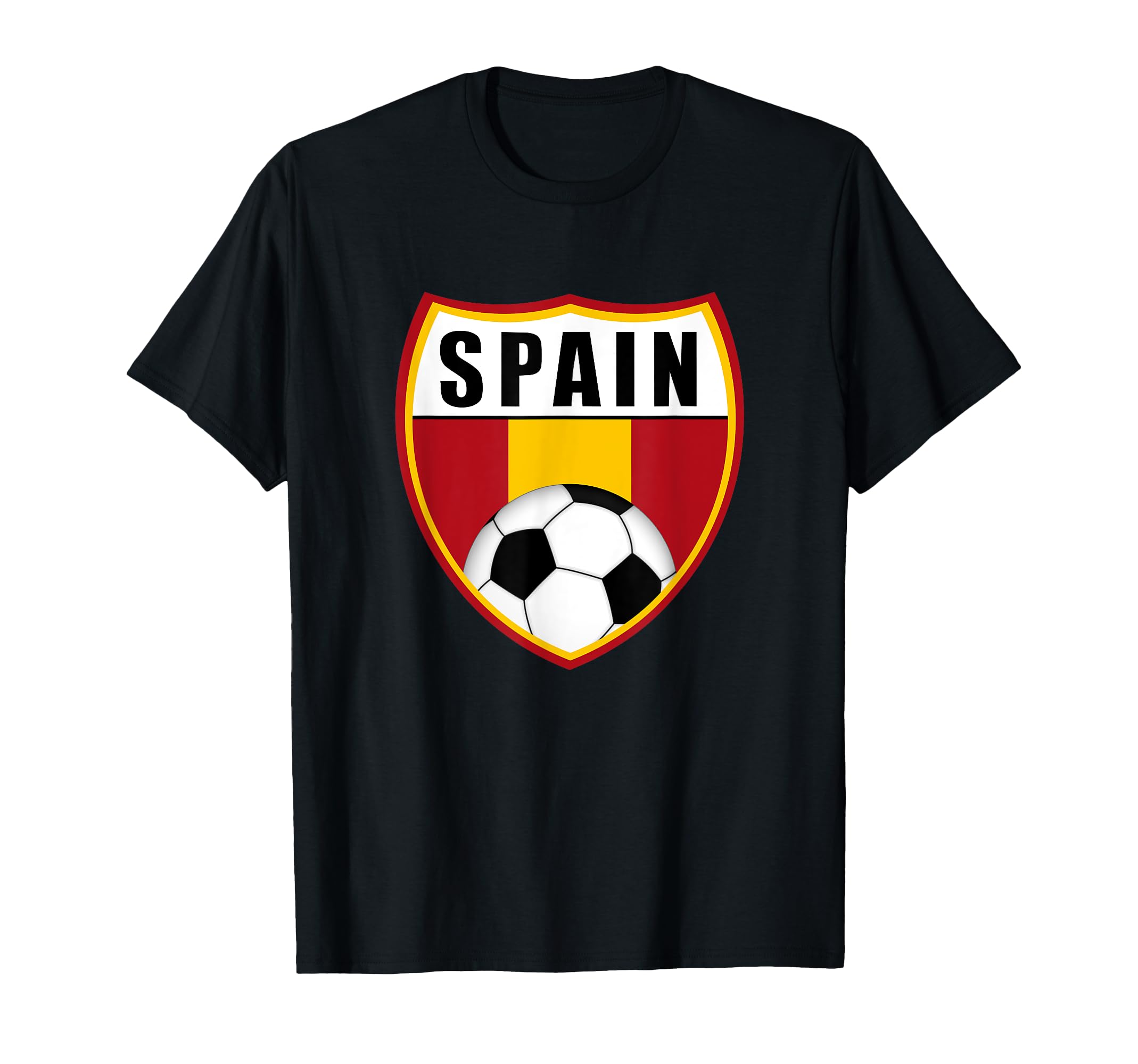 Spain Soccer Spanish Futbol Flag T-Shirt - Novelty Apparel for Adults - T-Shirt, Sweatshirt, Hoodie