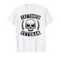 Tattooed Veteran Skull Artist Veterans T-Shirt - Trendy Graphic Men Women - T-Shirt, Sweatshirt, Hoodie