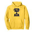 Number 1 Papa Funny Fathers Day Dads Hoodie - Custom Art Print for Adults - T-Shirt, Sweatshirt, Hoodie