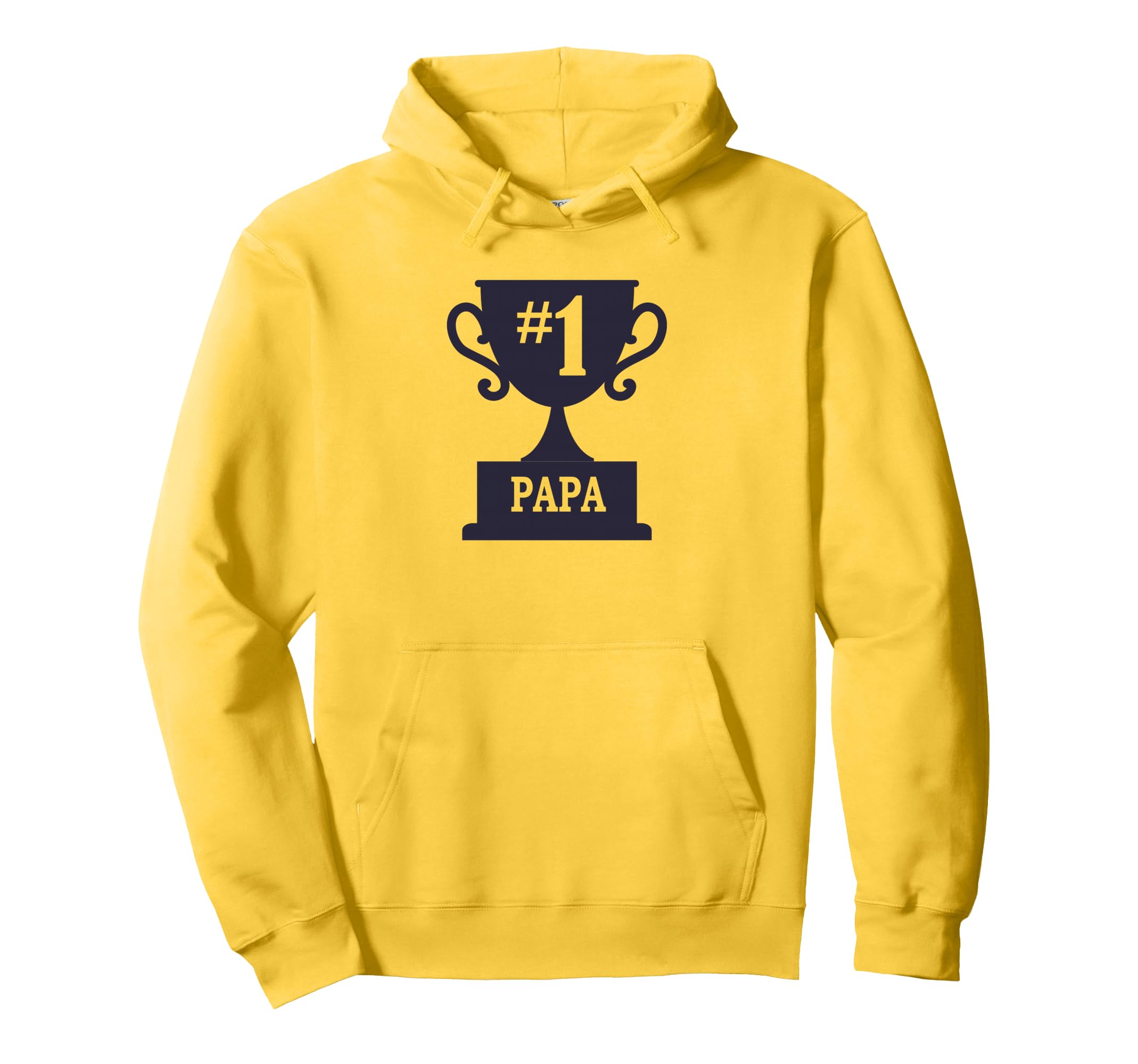 Number 1 Papa Funny Fathers Day Dads Hoodie - Custom Art Print for Adults - T-Shirt, Sweatshirt, Hoodie