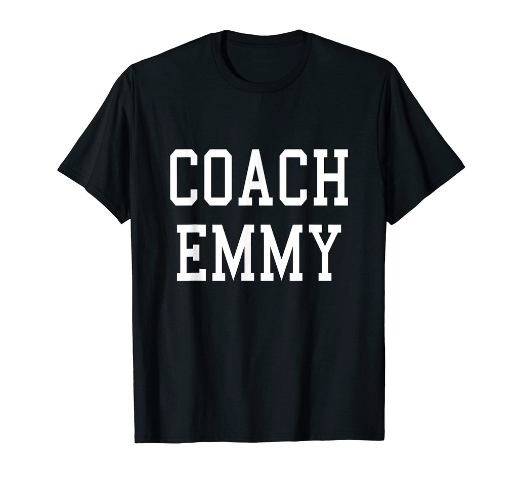 Coach Emmy Custom Football Soccer T-Shirt - Fun Novelty Design Unisex - T-Shirt, Sweatshirt, Hoodie