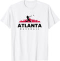 Atlanta Baseball Vintage Minimalist Retro Lover - Adult & Kids T-Shirts, Sweatshirts & Hoodies apparel design preview 1
