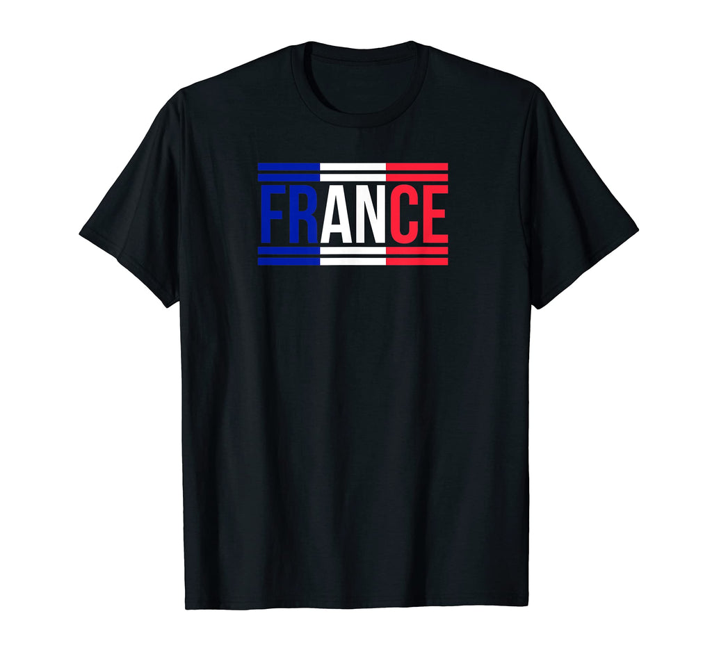 France French Flag Sports Soccer Football T-Shirt - Trendy Graphic Unisex - T-Shirt, Sweatshirt, Hoodie