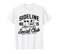 Sideline Social Club Soccer Mom Game Day T-Shirt - Graphic Print for Adults - T-Shirt, Sweatshirt, Hoodie