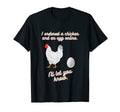 Chicken Or Egg Dad Jokes T-Shirt - Minimalist Print Unisex - T-Shirt, Sweatshirt, Hoodie