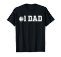 1 Dad Best Dad Fathers Day Number One Dad T-Shirt - Minimalist Print Unisex - T-Shirt, Sweatshirt, Hoodie