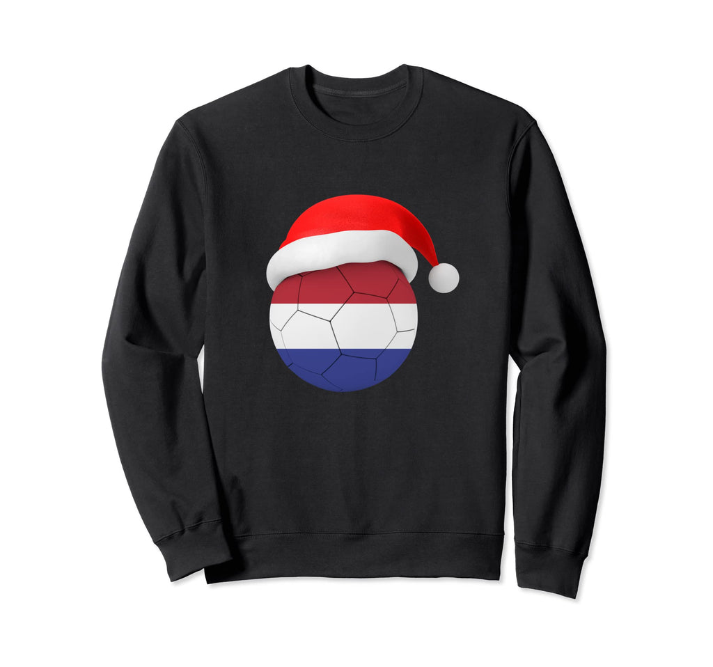 Netherlands Soccer Santa Hat Sweatshirt - Casual Everyday Wear Unisex - T-Shirt, Sweatshirt, Hoodie
