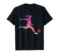 Footballer Womens Football Gift Soccer T-Shirt - Graphic Print Unisex - T-Shirt, Sweatshirt, Hoodie