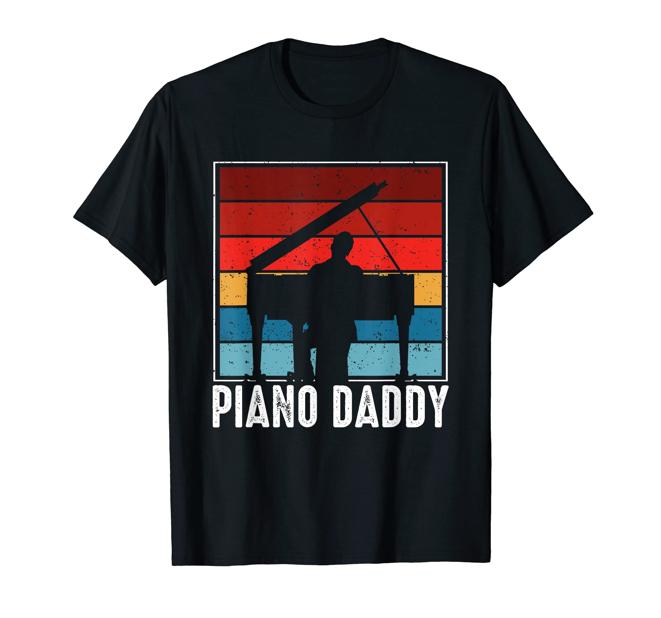 Piano Dad Piano Pianist Keyboard T-Shirt - Graphic Print Men Women - T-Shirt, Sweatshirt, Hoodie
