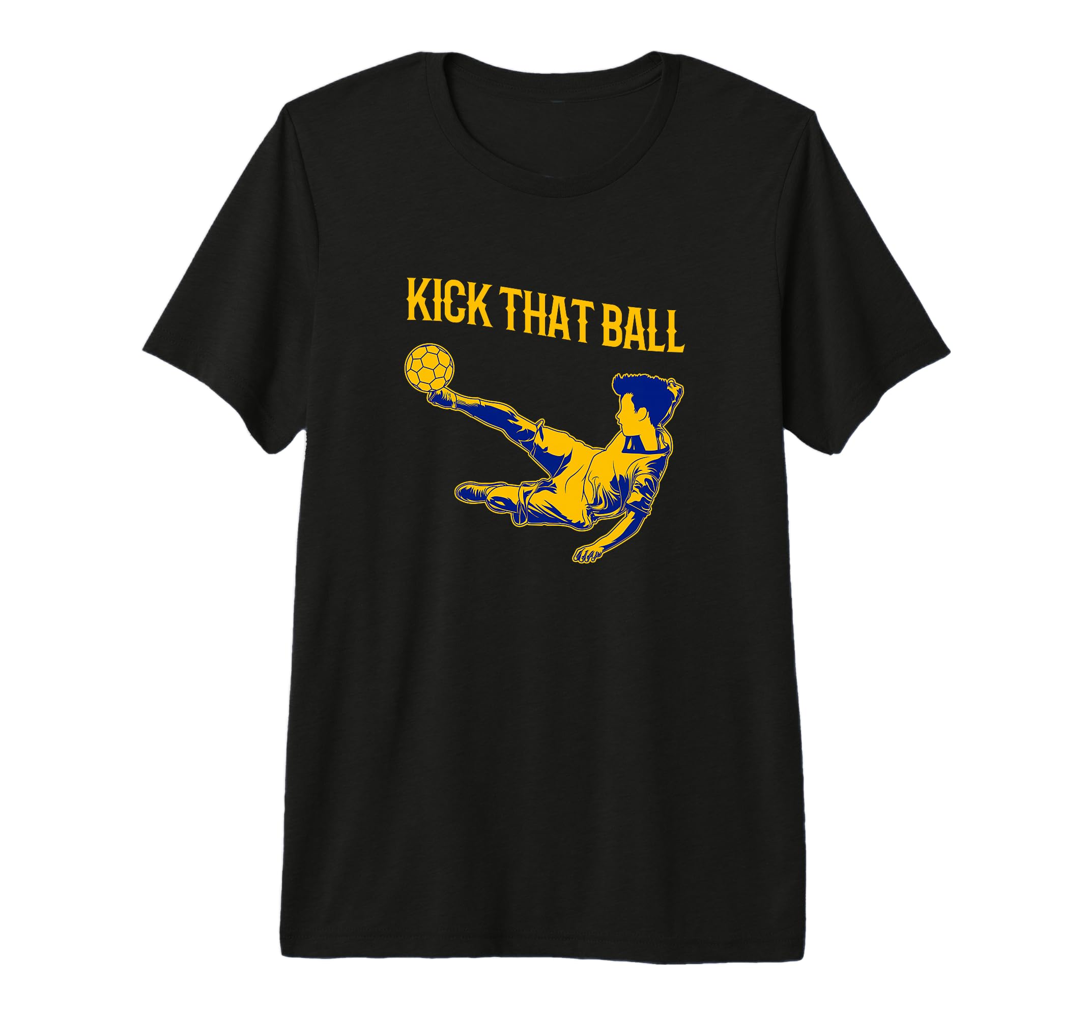 Mens Funny Soccer Soccer Fan Tri T-Shirt - Casual Everyday Wear for Adults - T-Shirt, Sweatshirt, Hoodie