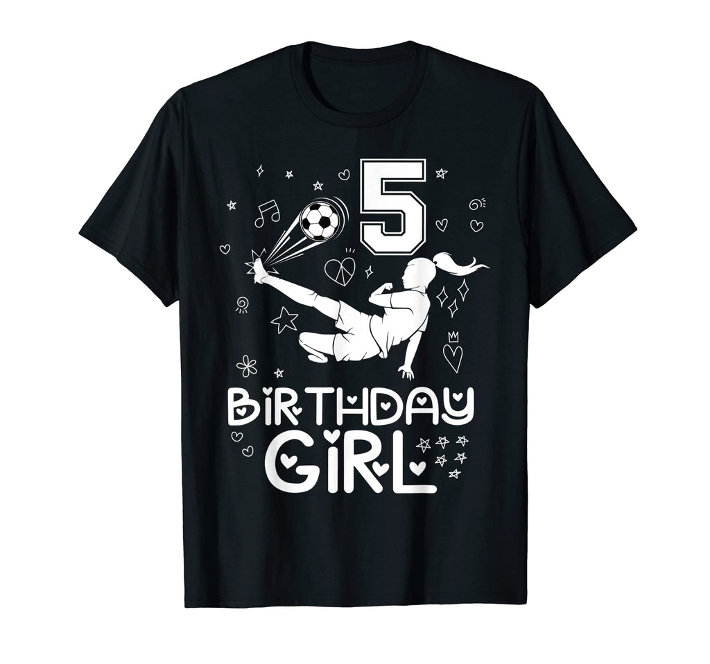 5 Years Old Birthday Soccer Player T-Shirt - Trendy Graphic for Adults - T-Shirt, Sweatshirt, Hoodie