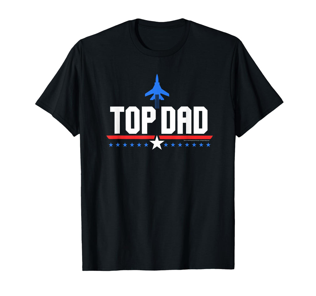 Gun Dad Fathers Day Action Movie Logo T-Shirt - Minimalist Print Men Women - T-Shirt, Sweatshirt, Hoodie