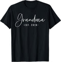 Grandma Est 2026 Minimalist Elegant Font - Adult & Kids T-Shirts, Sweatshirts & Hoodies apparel design preview 1