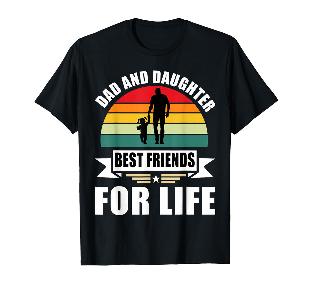Funny Dad And Daughter Best Friends T-Shirt - Minimalist Print for Adults - T-Shirt, Sweatshirt, Hoodie