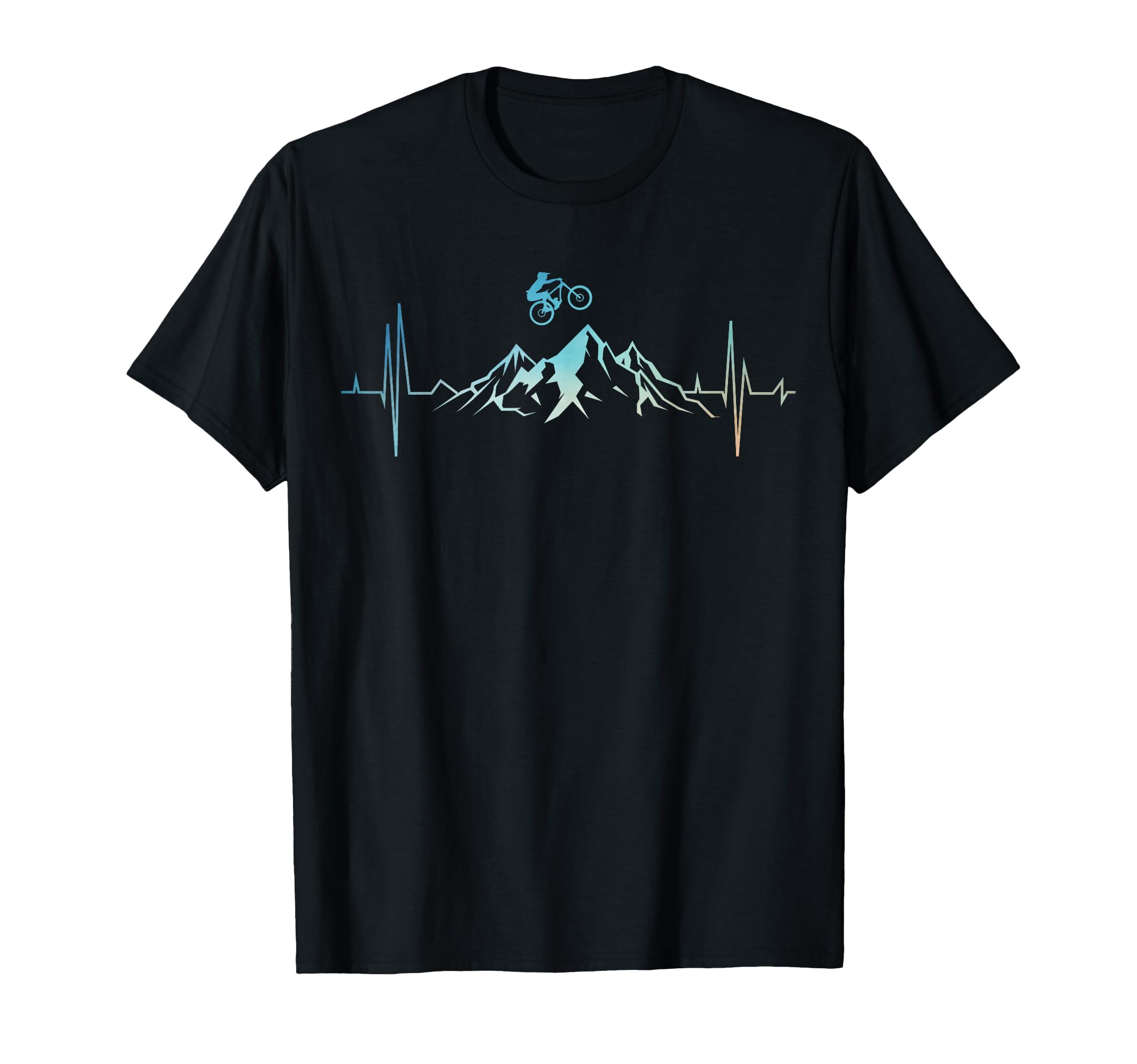 Funny Mountain Bike Art Mtb Mountain T-Shirt - Minimalist Print Men Women - T-Shirt, Sweatshirt, Hoodie
