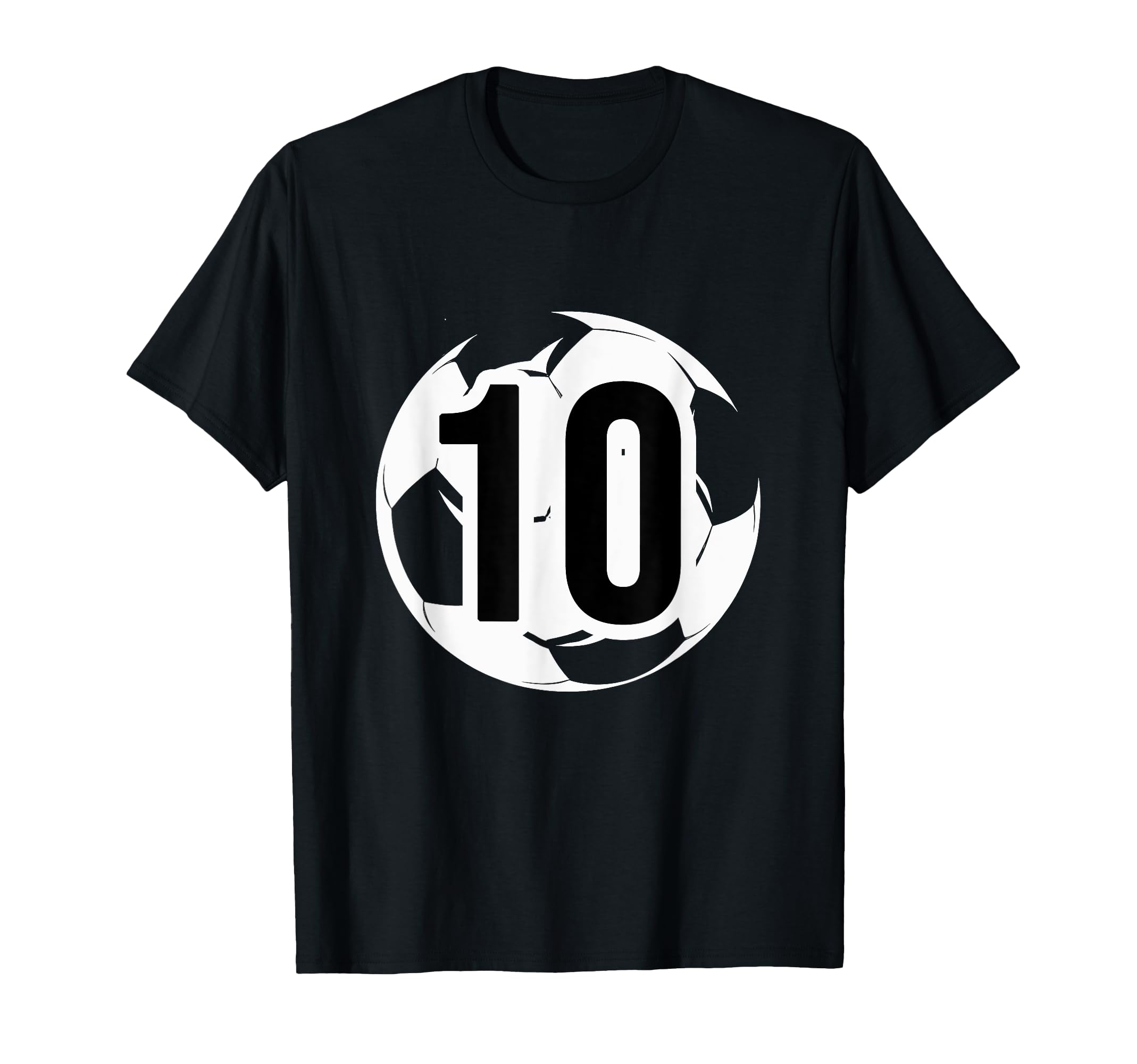 10 Soccer Birthday Gift Soccer Fan Sports T-Shirt - Unique Graphic Unisex - T-Shirt, Sweatshirt, Hoodie