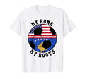 My Home My Roots Kosovo Flag Soccer T-Shirt - Unique Graphic for Adults - T-Shirt, Sweatshirt, Hoodie