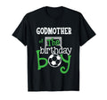 Godmother Birthday Soccer Player T-Shirt - Aesthetic Graphic Unisex - T-Shirt, Sweatshirt, Hoodie