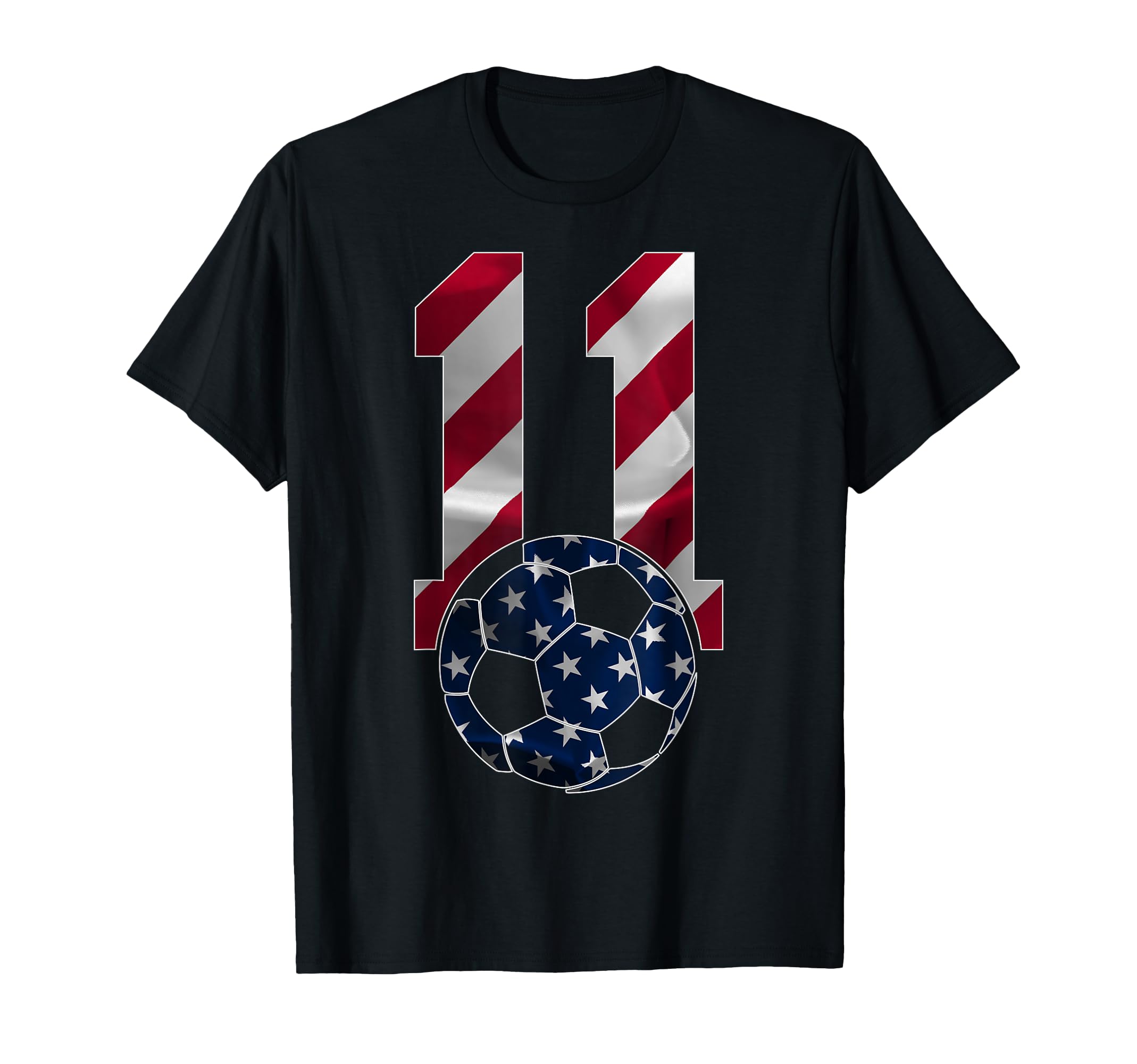 Number 11 Years Soccer 11Th T-Shirt - Casual Everyday Wear for Adults - T-Shirt, Sweatshirt, Hoodie