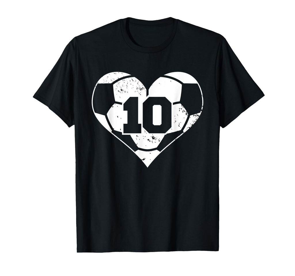 Soccer Number 10 Jersey Funny T-Shirt - Aesthetic Graphic for Adults - T-Shirt, Sweatshirt, Hoodie