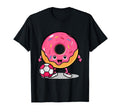 Donut Playing Soccer Football And Donut T-Shirt - Minimalist Print Unisex - T-Shirt, Sweatshirt, Hoodie